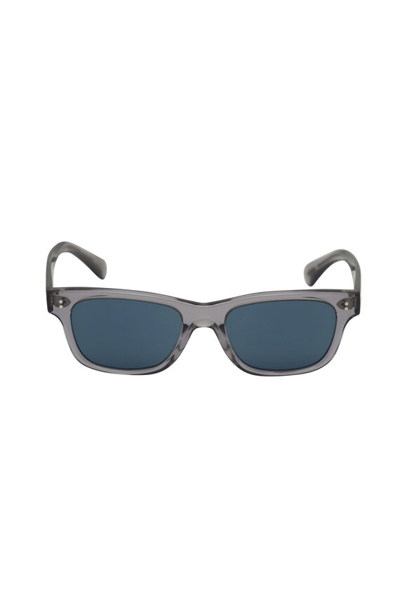 Oliver Peoples Rosson Workman Gray & Regal Blue Sunglasses - view 2