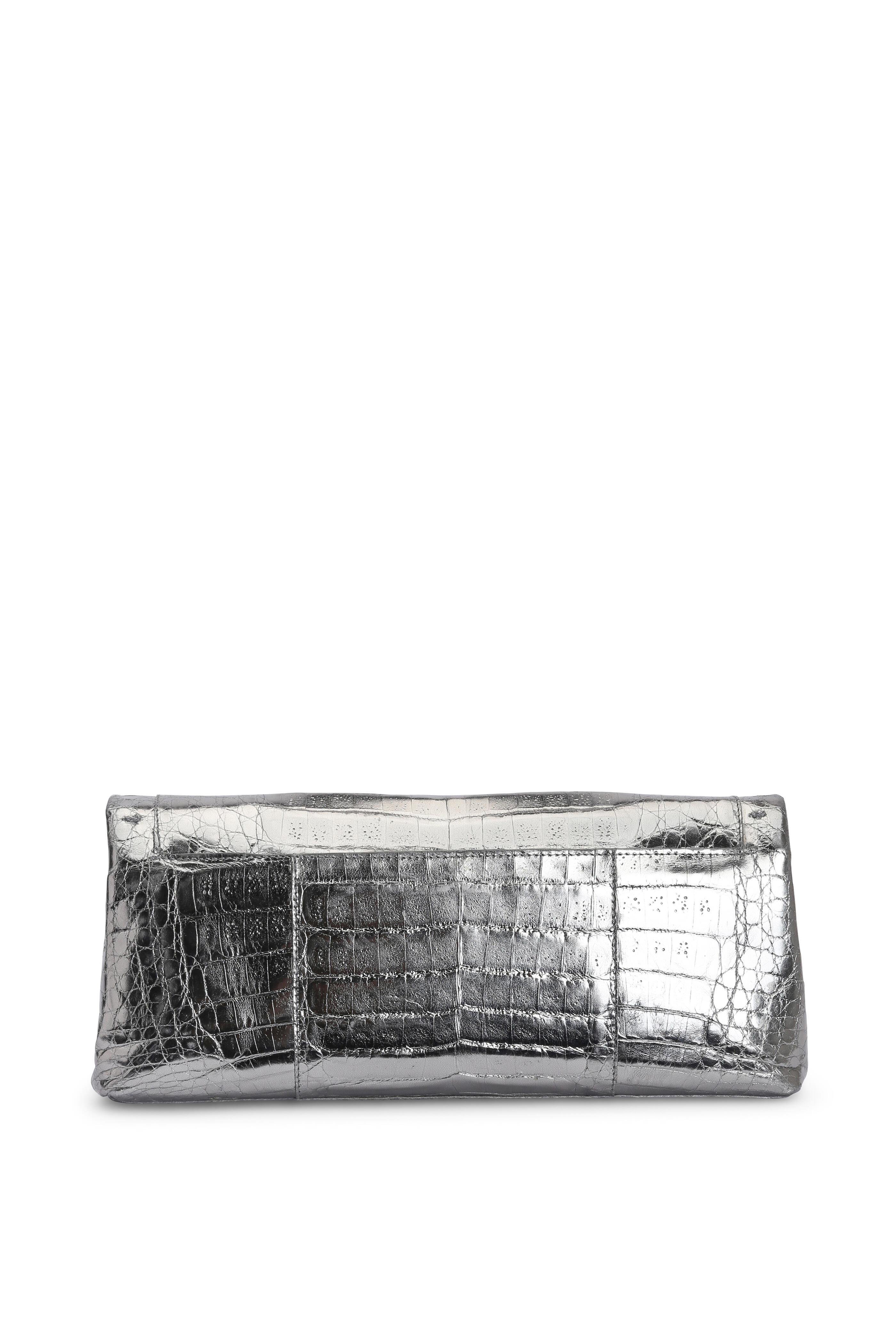 Veronica Embossed Foldover Clutch