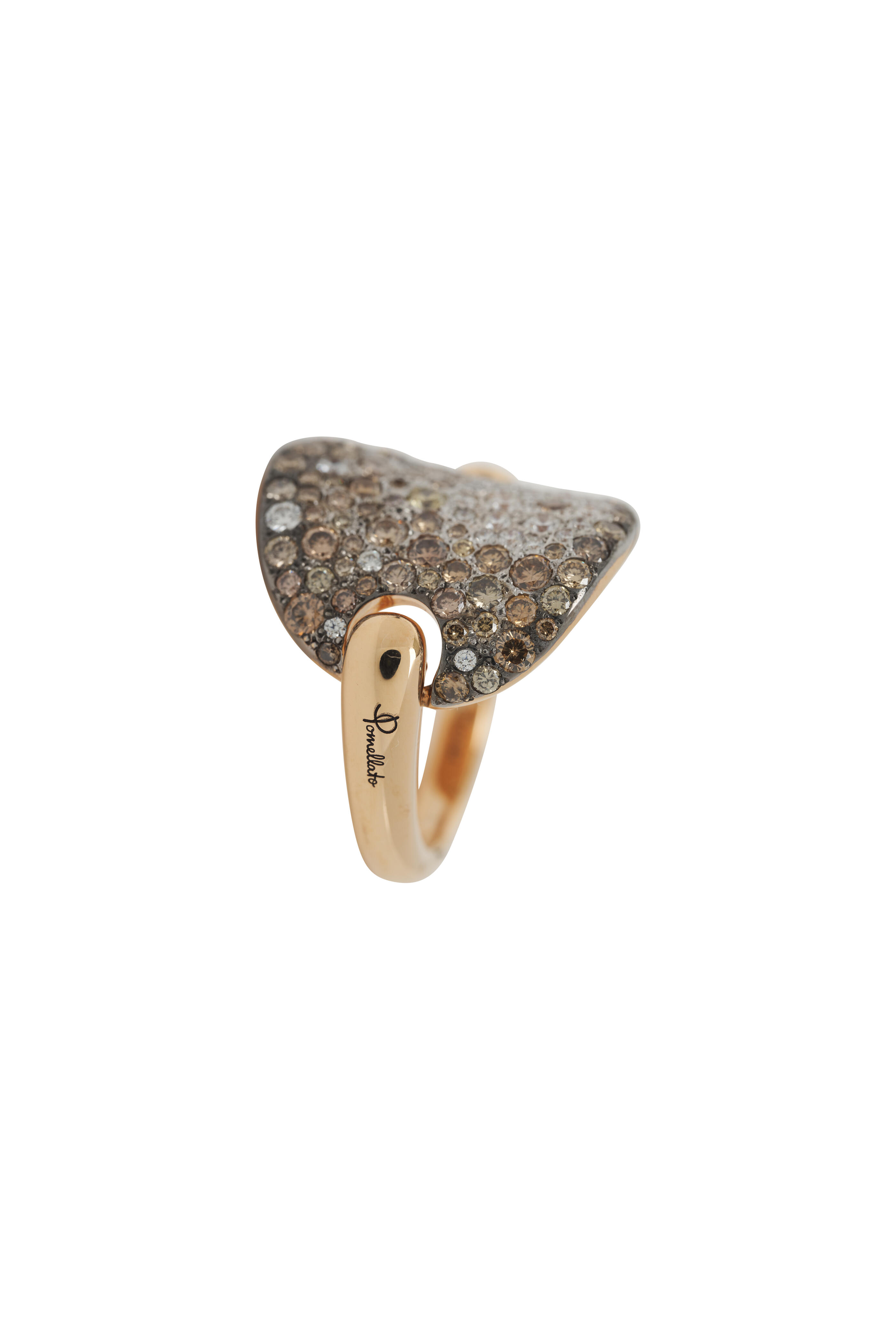 Pomellato - Sabbia Brown & White Diamond Ring