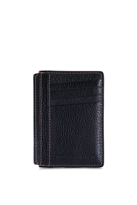 Brunello Cucinelli Brasico Leather Cardholder