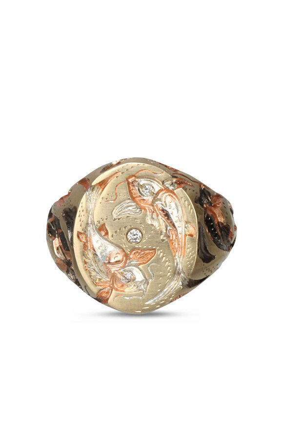 Castro Smith Cyprini Carp Signet Ring