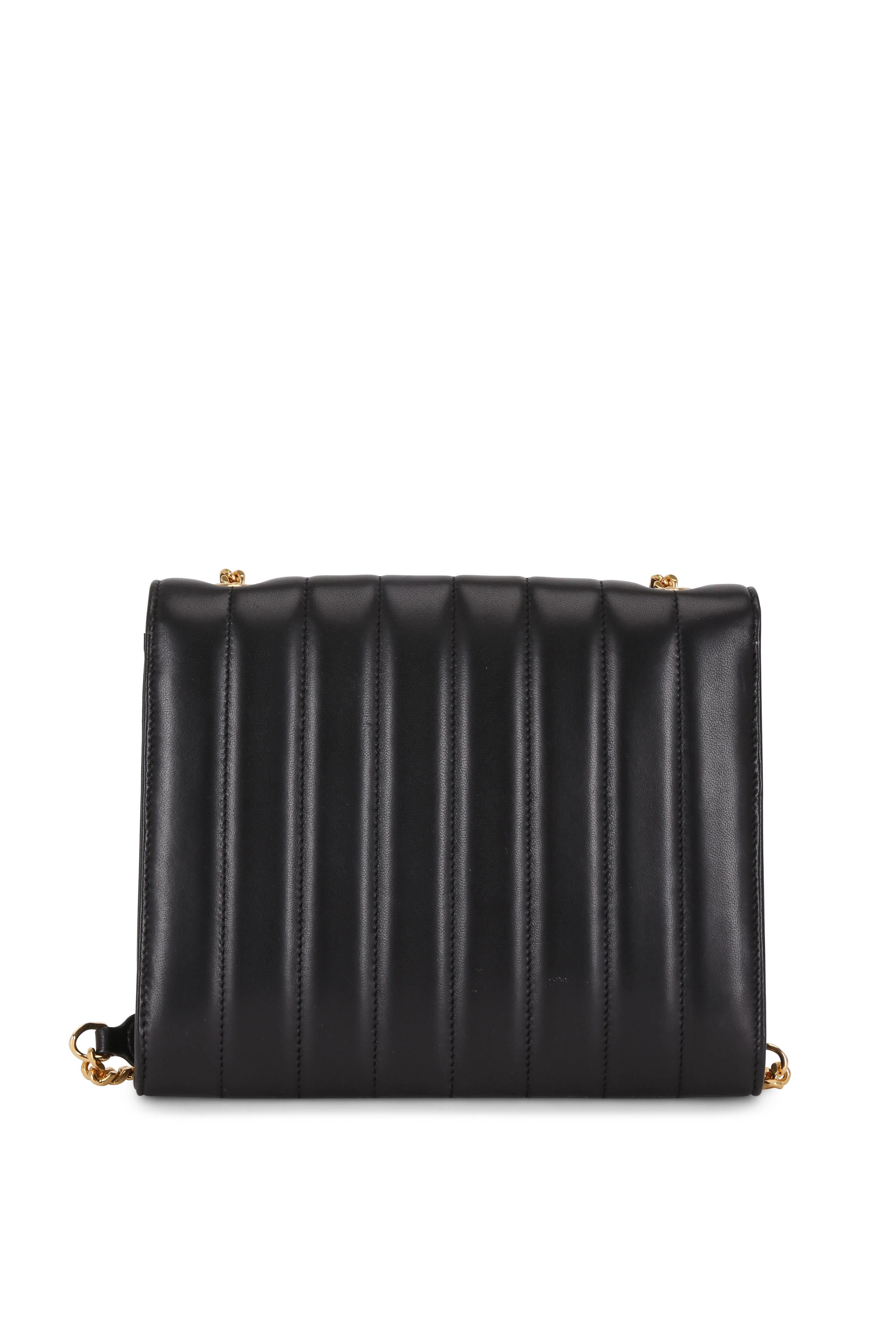 Saint Laurent Vicky Black Quilted Leather Crossbody