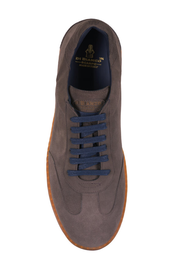 Di Bianco Fiorano Brown Suede Low Top Sneaker - view 7