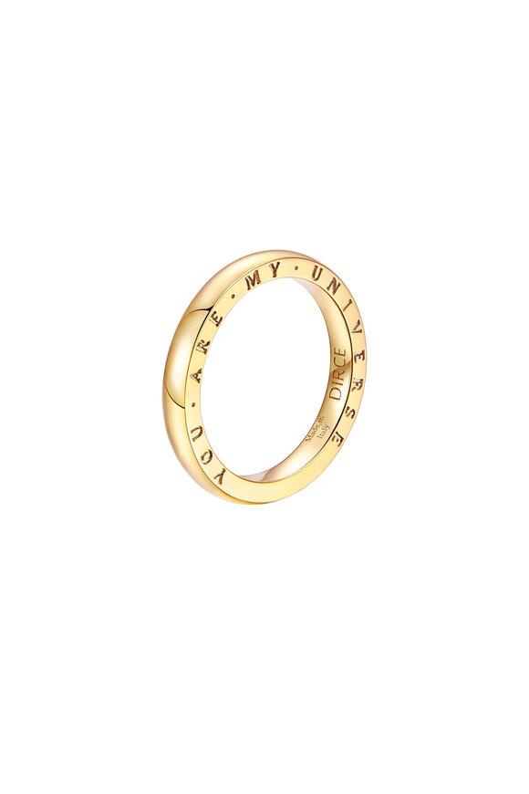 Alberto Milani - 18K Yellow Gold Plain Dirce Wedding Band, 2.5mm