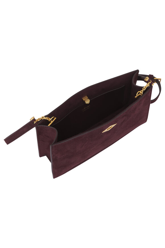 Métier Ease 20 Burgundy Buttery Suede Clutch - view 5