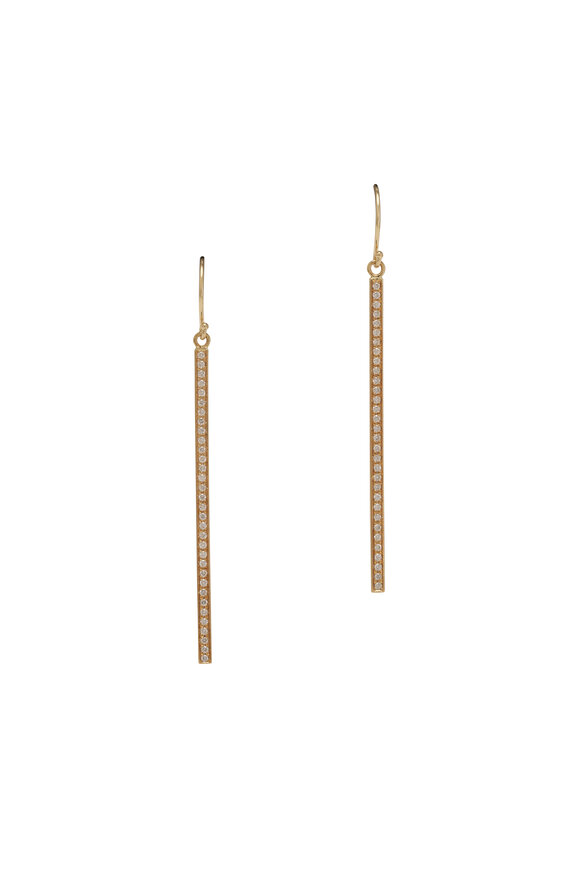 Genevieve Lau La Stick Diamond Earrings