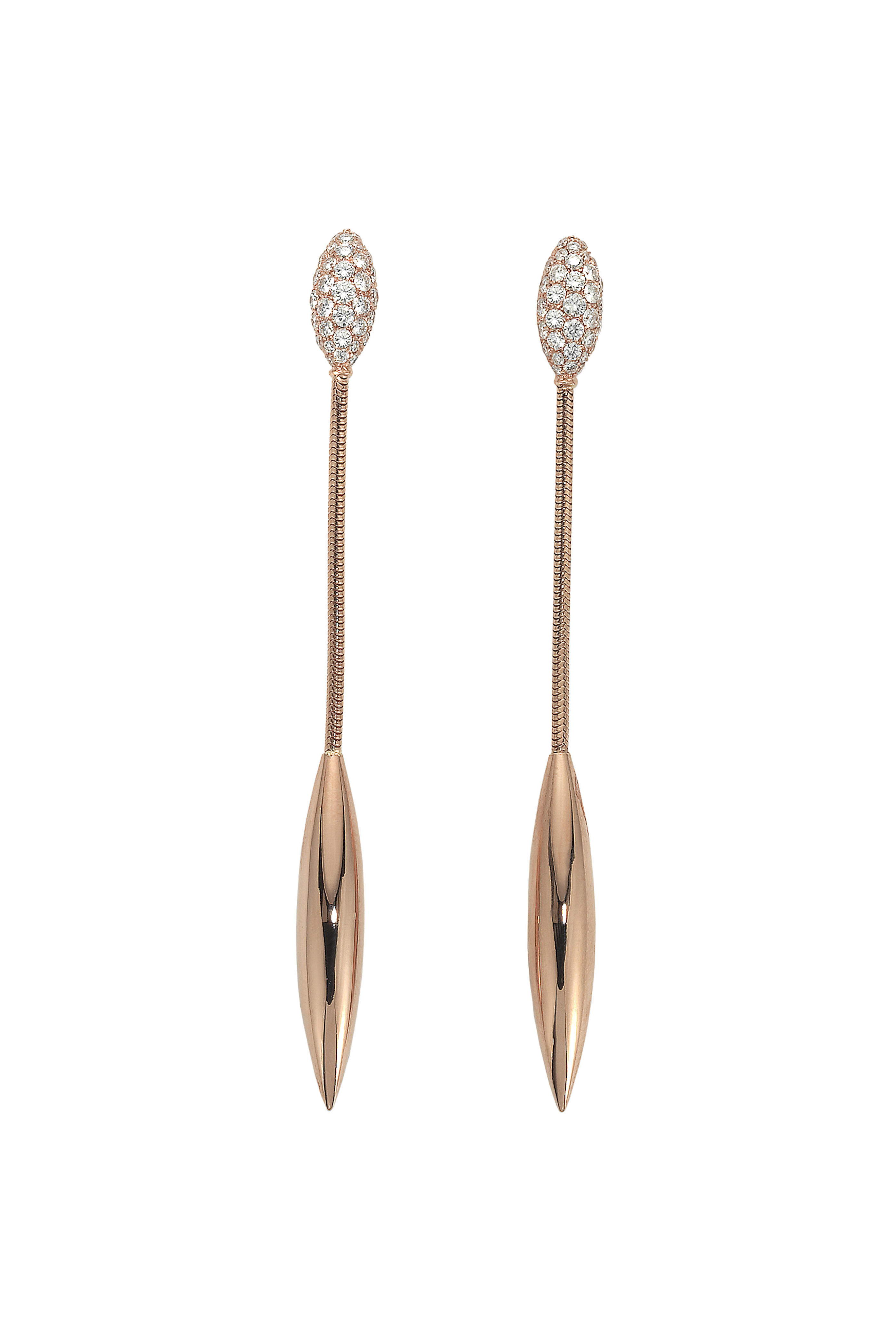 Mattia Cielo - Ghiacco Diamanti Drop Earrings