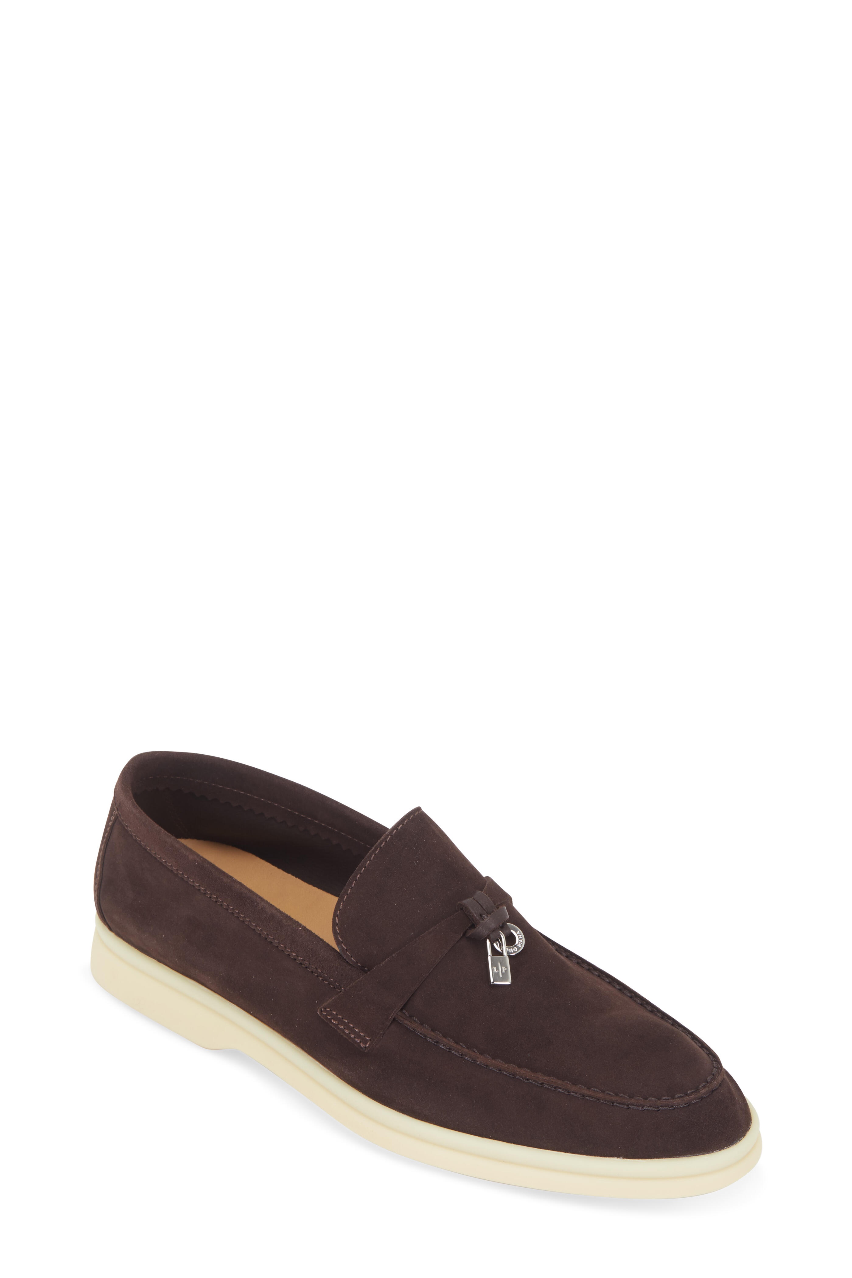 Loro Piana - Summer Charms Chocolate Walk Suede Loafer