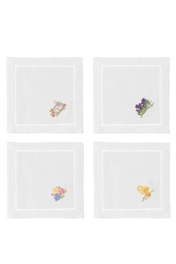 Henry Handwork Easter Cocktail Napkin Set