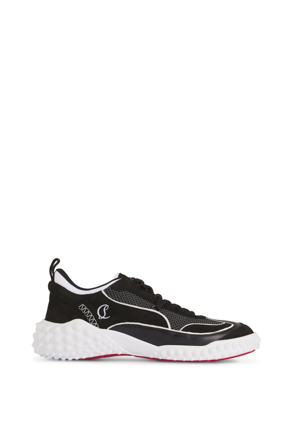 Christian Louboutin Mara Flat Black & White Sneaker - view 2