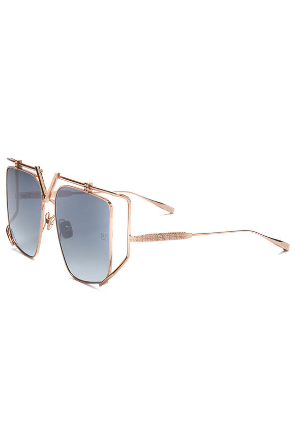 VALENTINO キャットアイサンクラス VLS126B540 0 Valentino V-GRACE VLS 126A Sunglasses - US