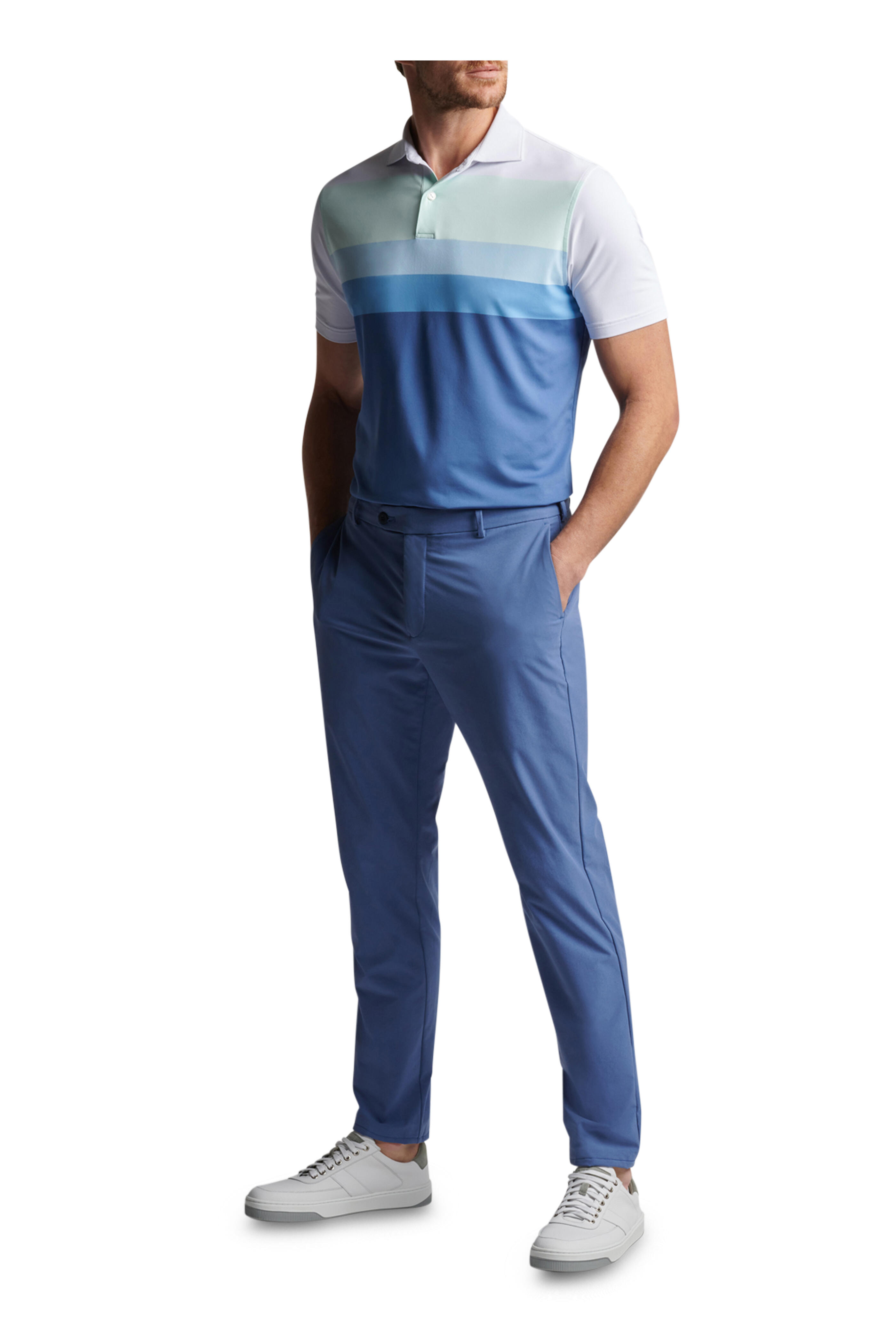 Peter Millar - Cornwell Color Block Performance Jersey Polo