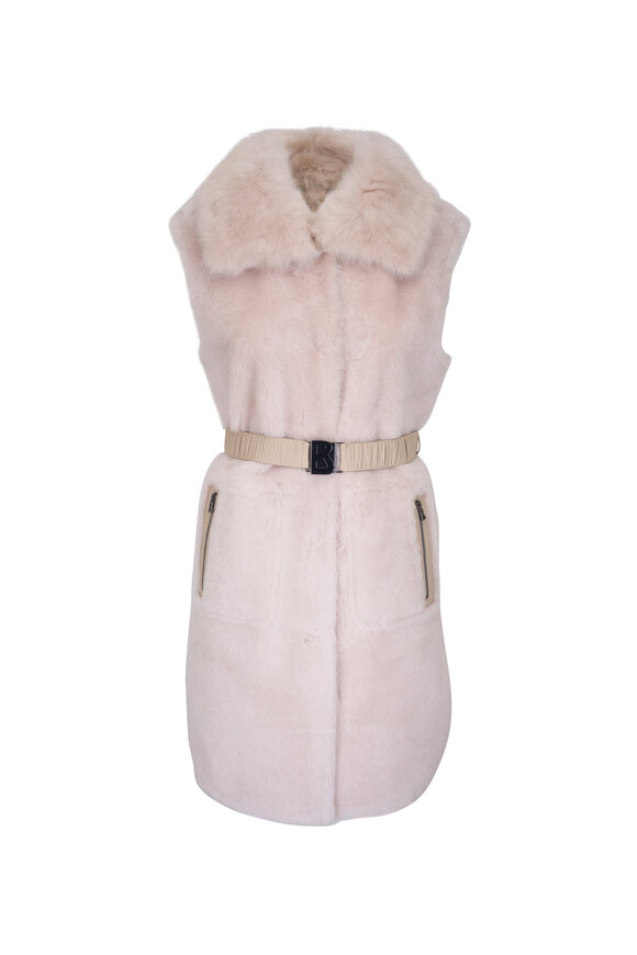 Bogner Palma Sand Shearling Vest