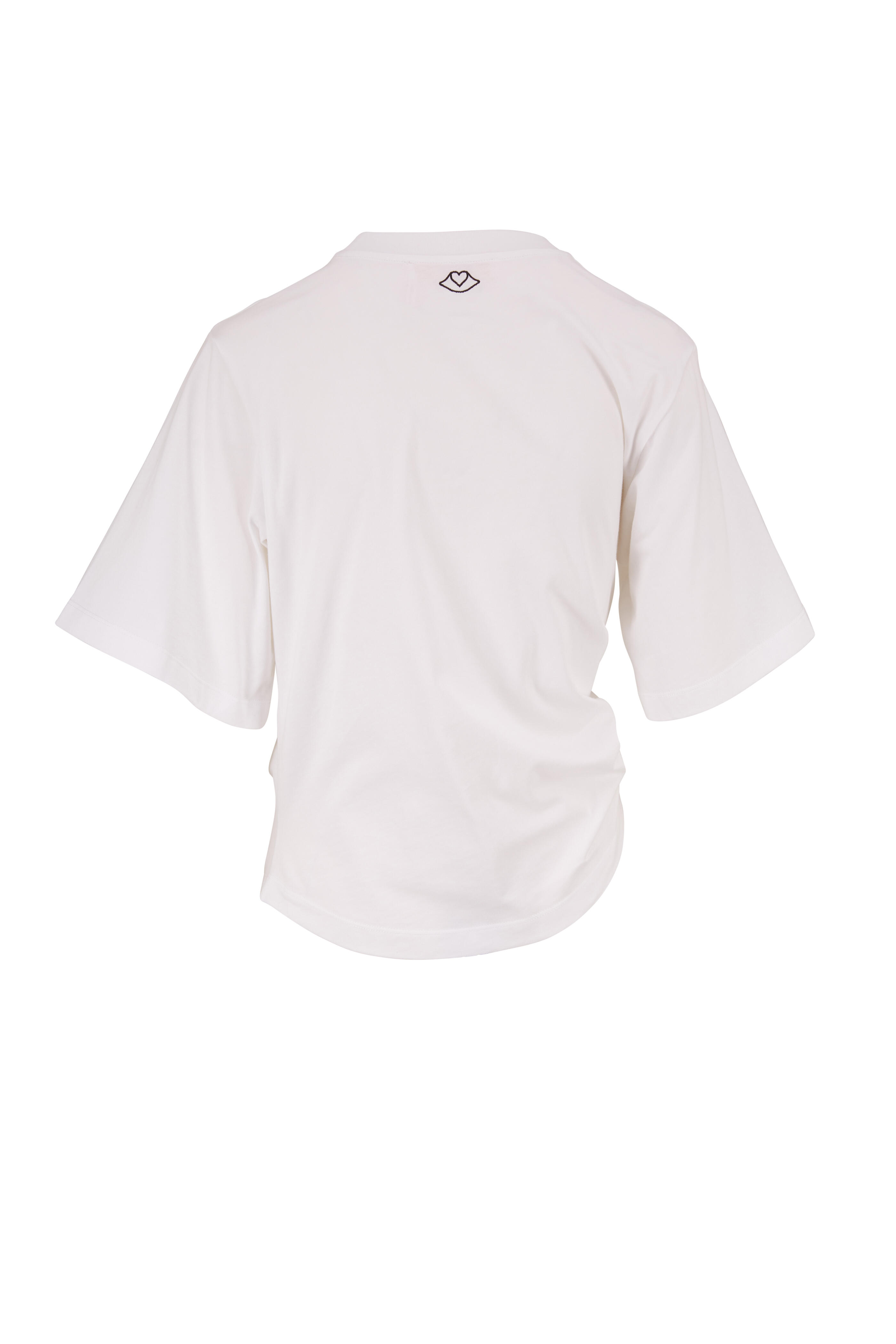 Tシャツ・カットソー CHLOE T-SHIRTS COCONUT MILK Chloé Oversized Logo T Shirt In Cotton Jersey | Chloé US