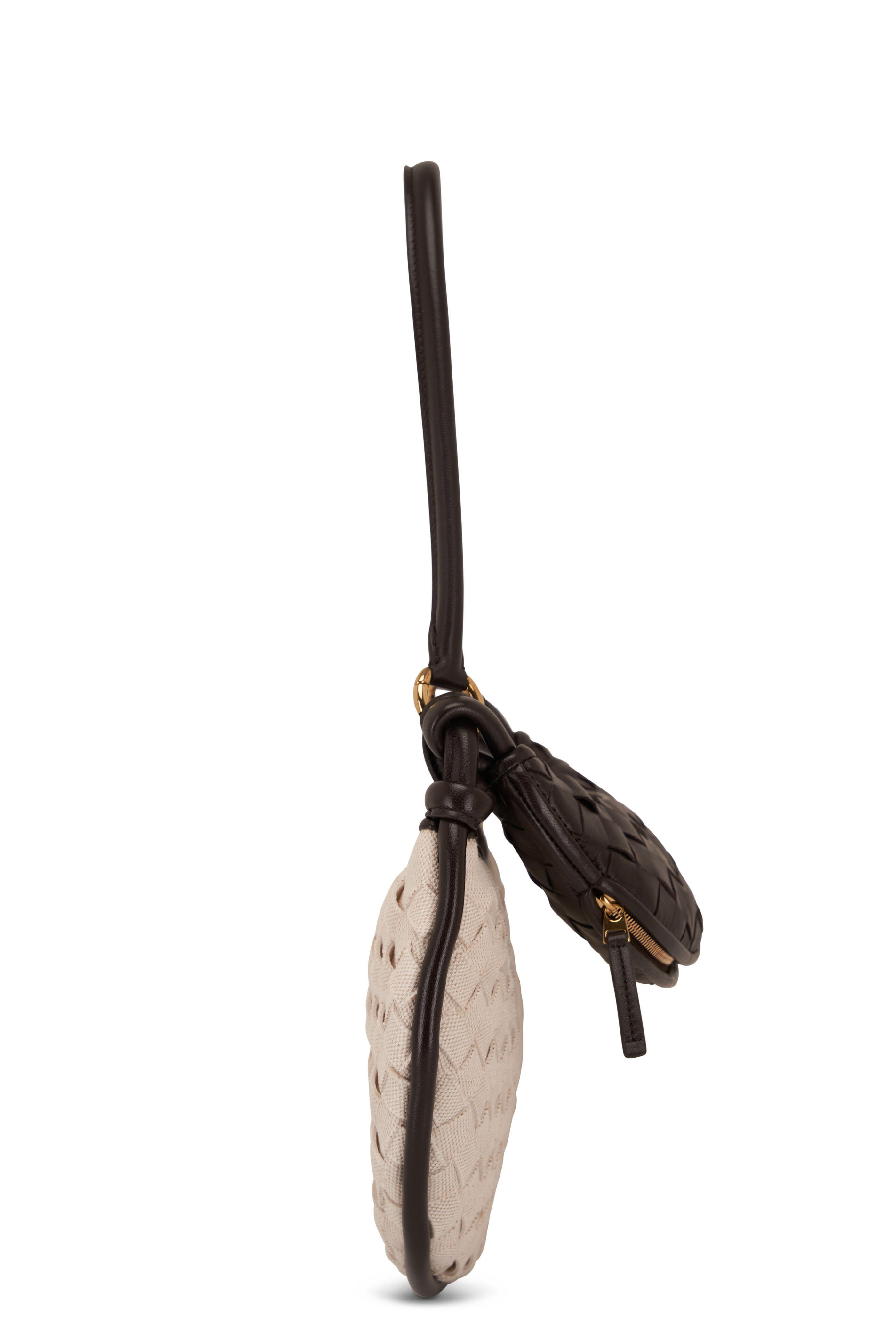 Bottega Veneta - Small Gemelli Natural & Fondant Shoulder Bag