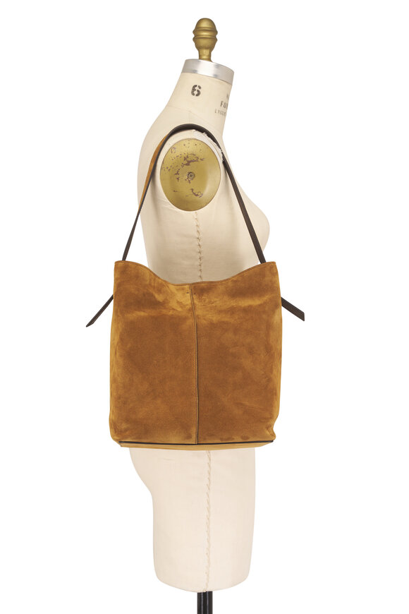 Métier Tilt 22 Marrakech Brown Suede Shoulder Bag - view 5