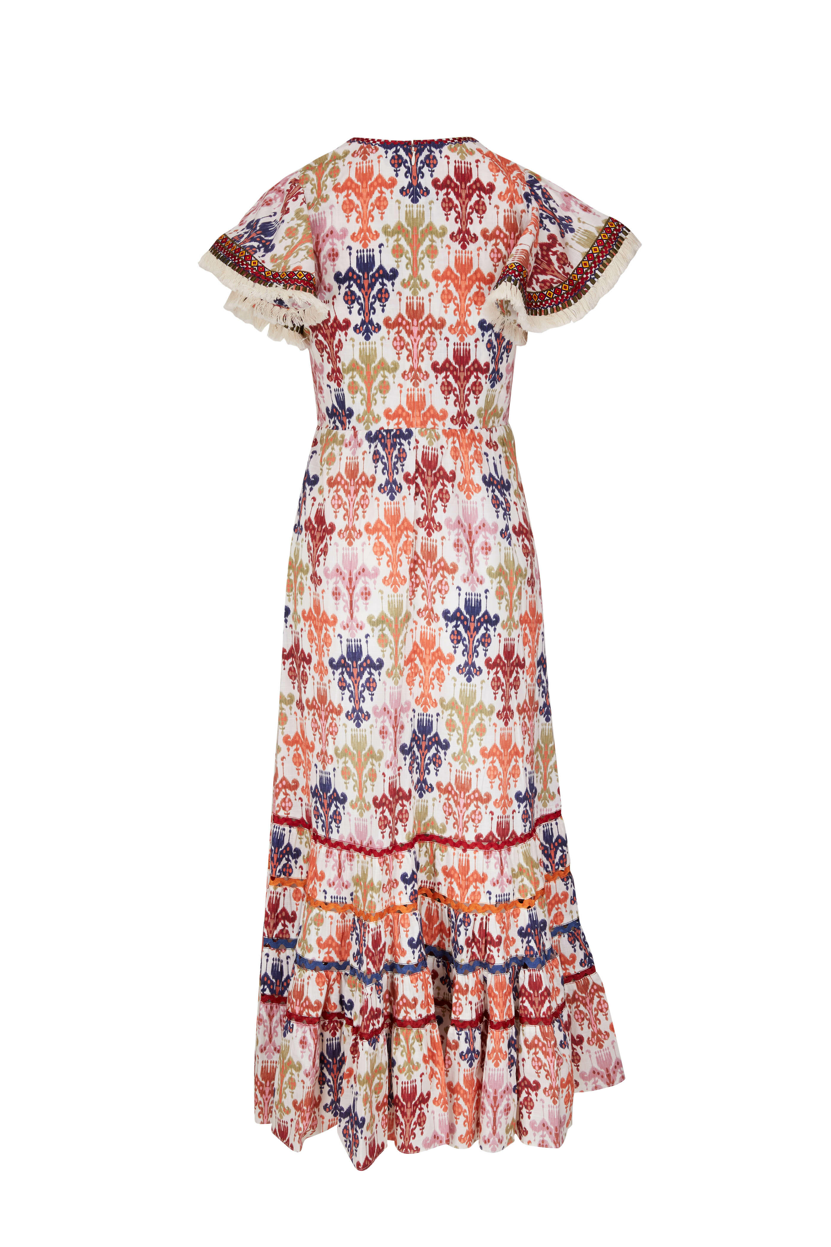Sachin + Babi - Paloma Multicolor Ikat Tapestry Print Maxi Dress