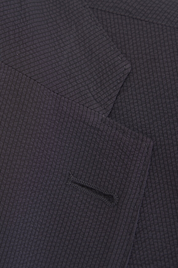 Herno Navy Seersucker Blazer - view 5