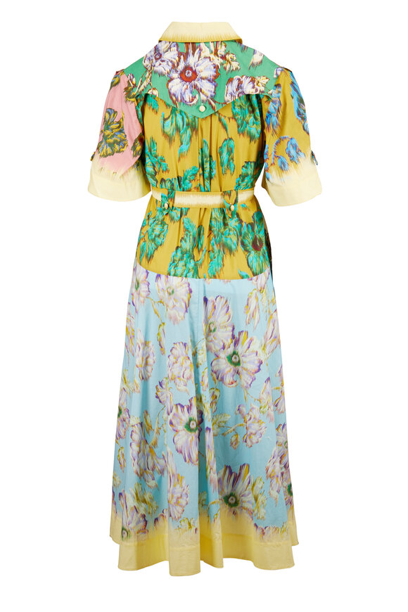 Alémais Jerry Multicolor Floral Print Shirtdress - view 2
