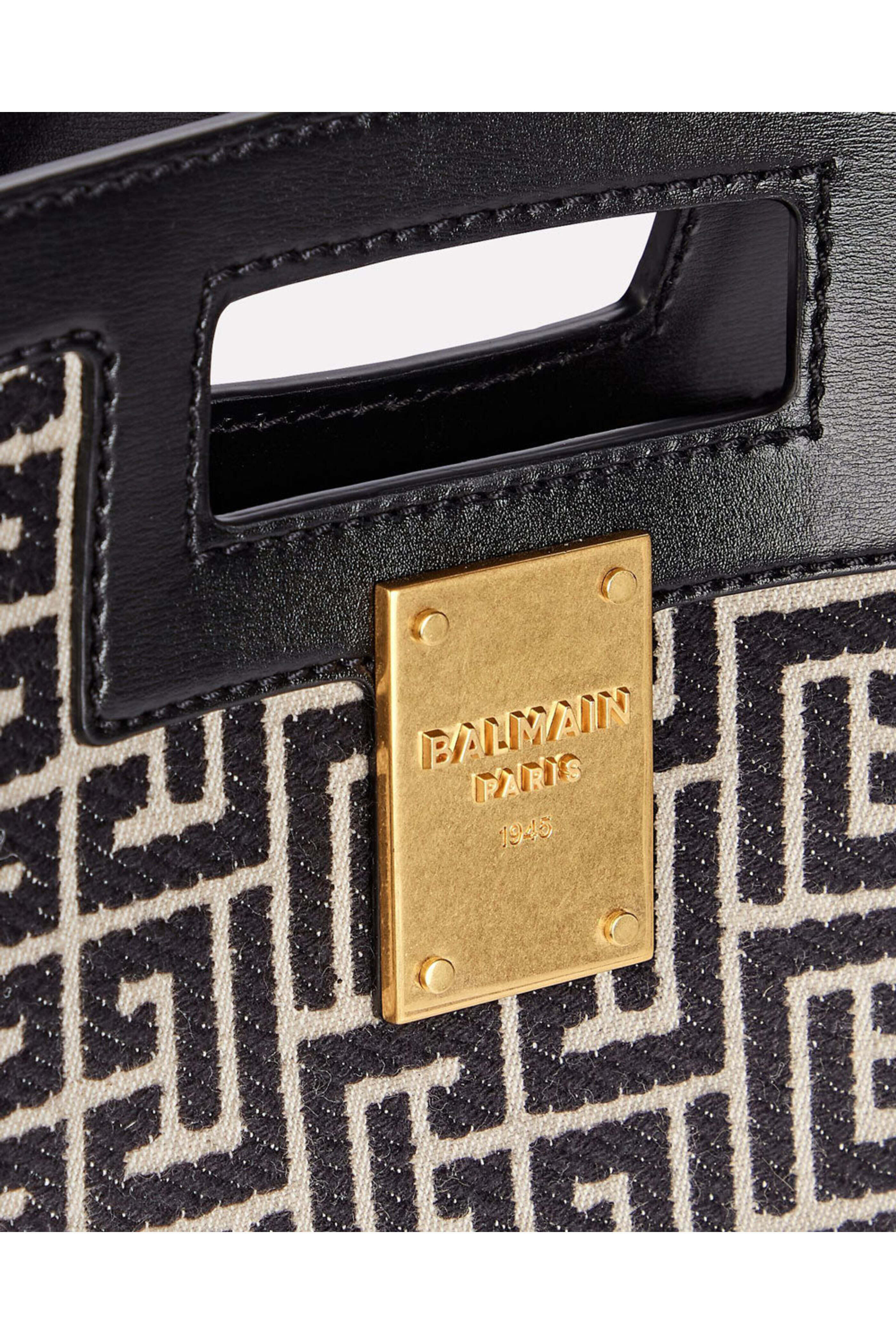 Balmain - 1945 Small Monogram Jacquard Tote