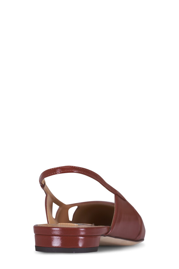 Arteana Savona Brown Leather Slingback Flat - view 4