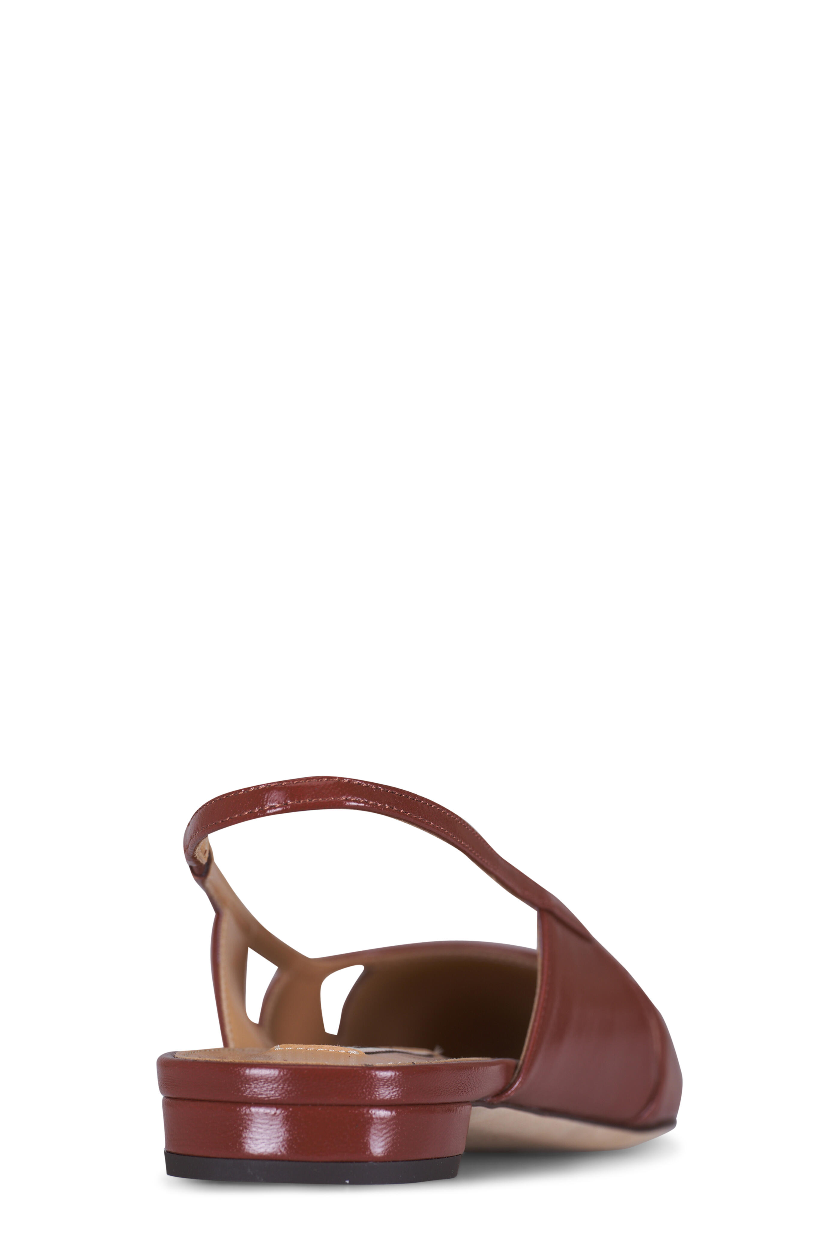 Arteana - Savona Brown Leather Slingback Flat