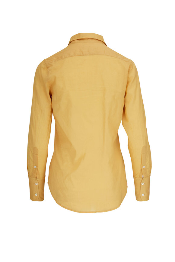 Nili Lotan - Golden Yellow Cotton Button Down