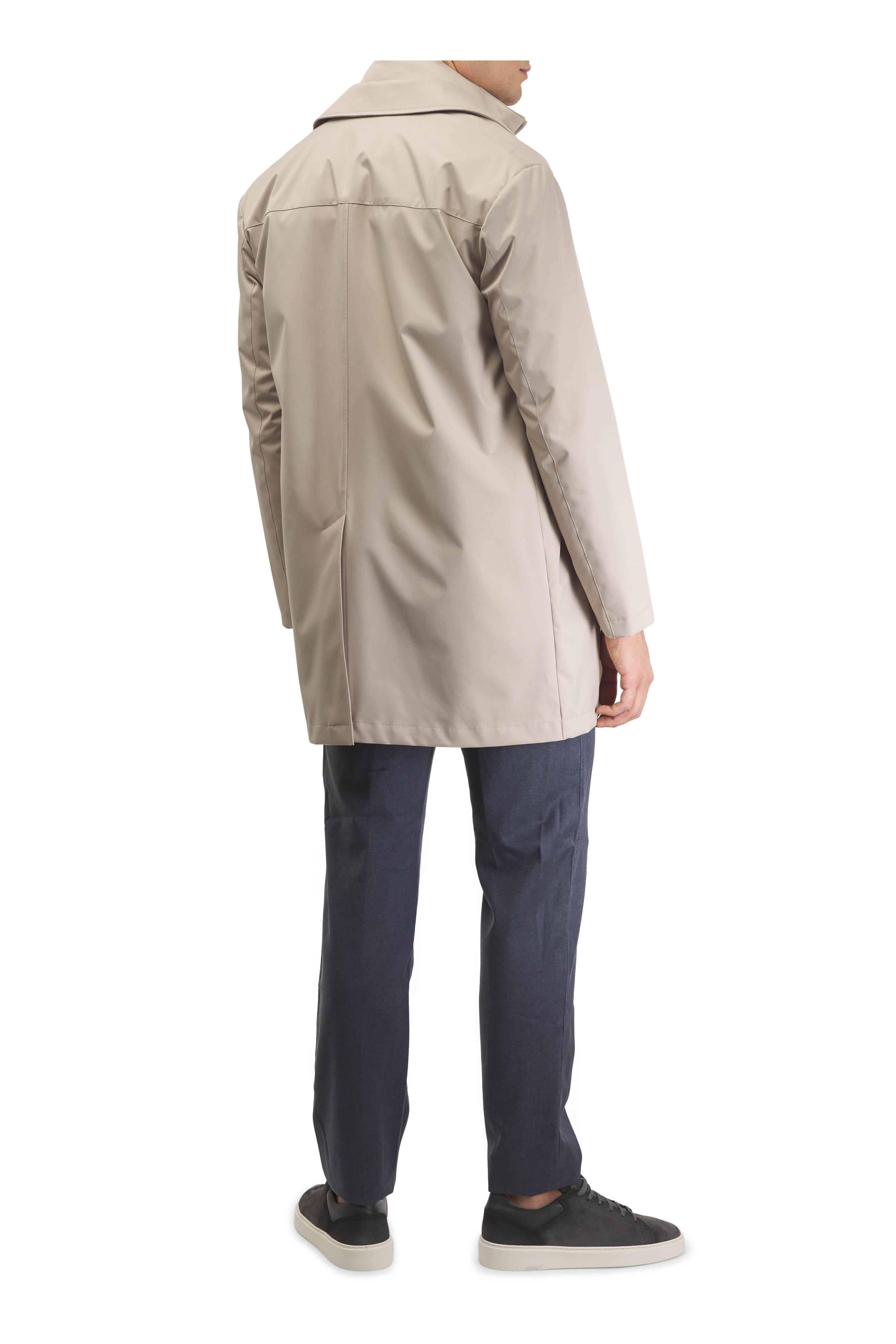 Canali - Pumice Removable Front Rain Coat