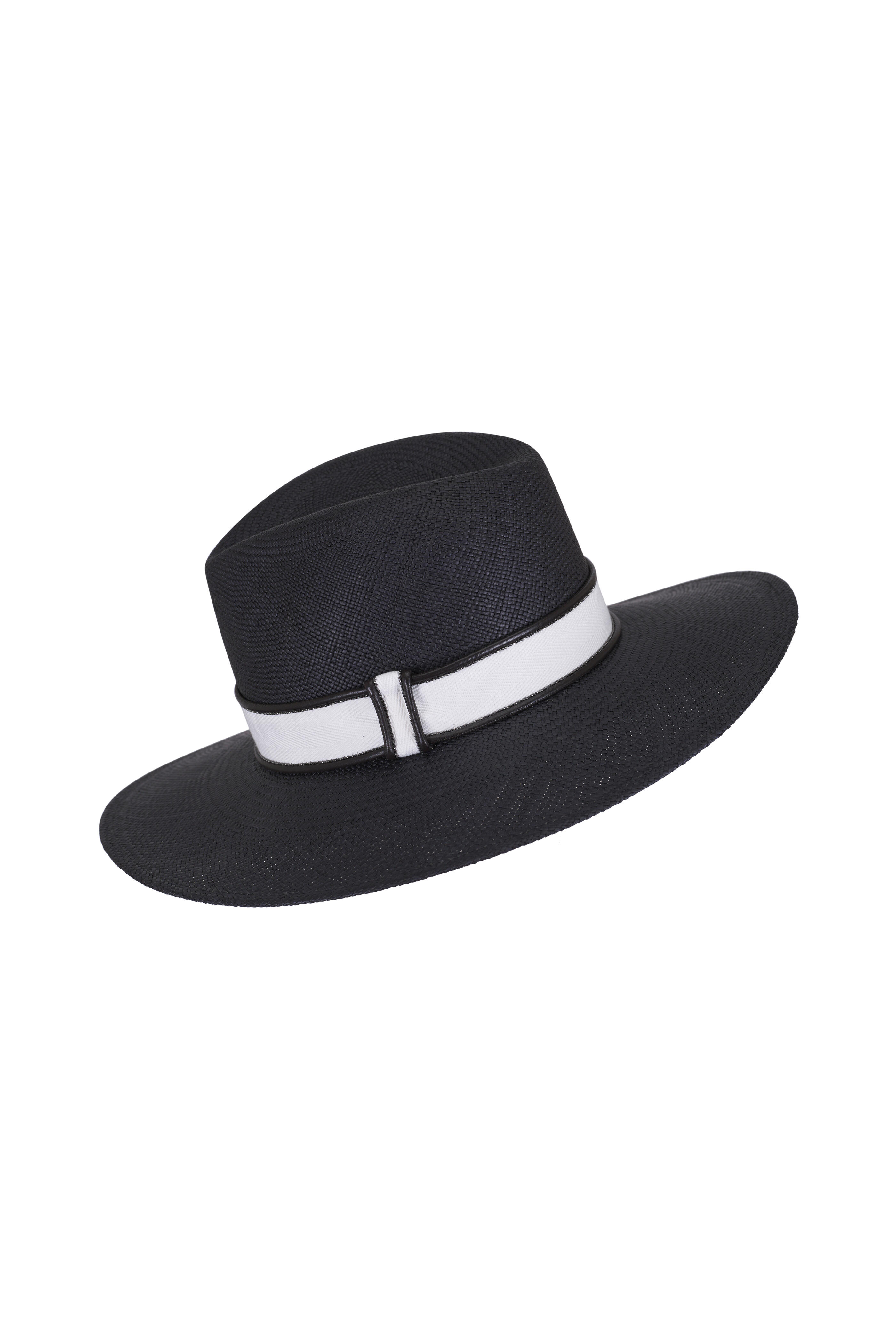 ハット Brunello Cucinelli Hats Brunello Cucinelli - Black Panama Hat | Mitchell Stores
