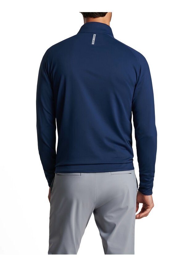 Peter Millar - Stealth Performance Navy Quarter Zip Pullover