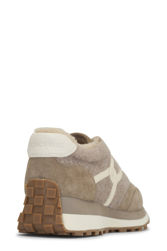 Veronica Beard - Valentina Cobblestone Shearling Sneaker