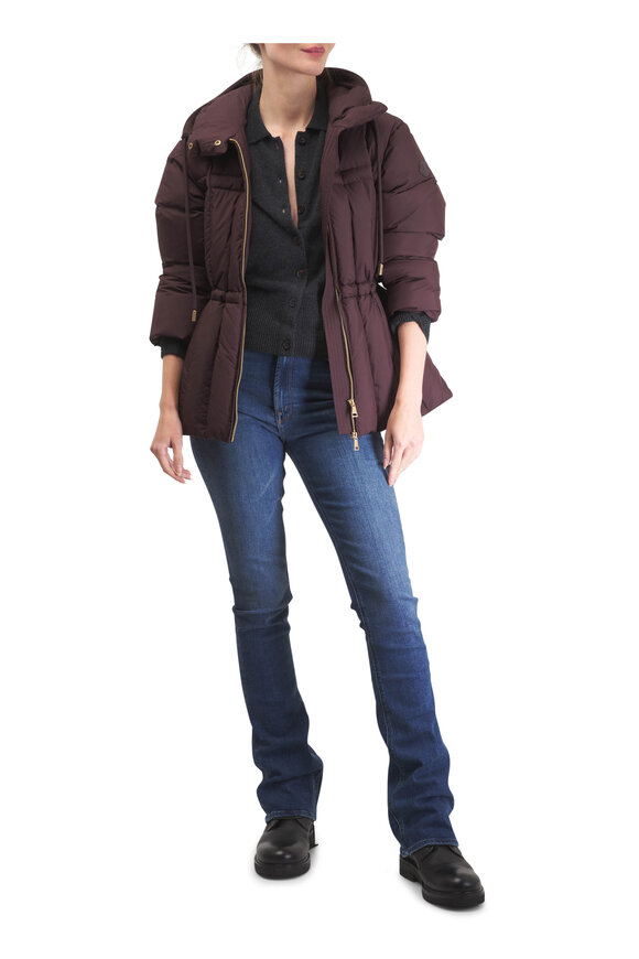 Moncler - Fulmarus Black Hooded Long Down Jacket