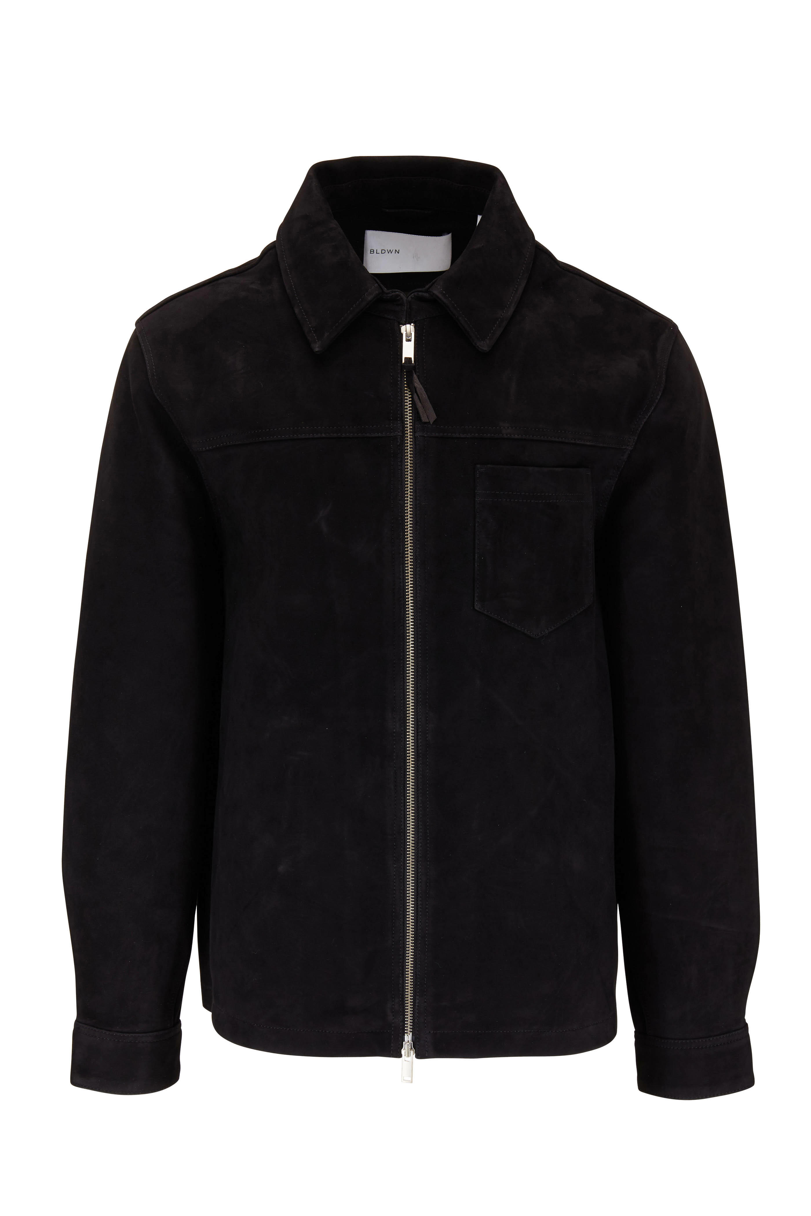 BLDWN - Sedgwick Black Suede Jacket