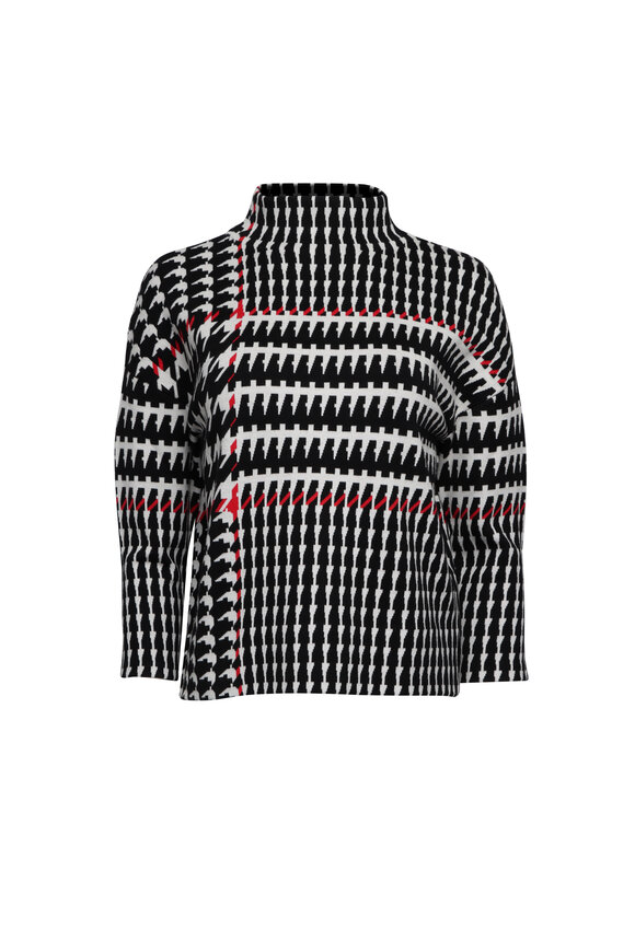 Giorgio Armani - Black Halter Strap Knit Top | Mitchell Stores
