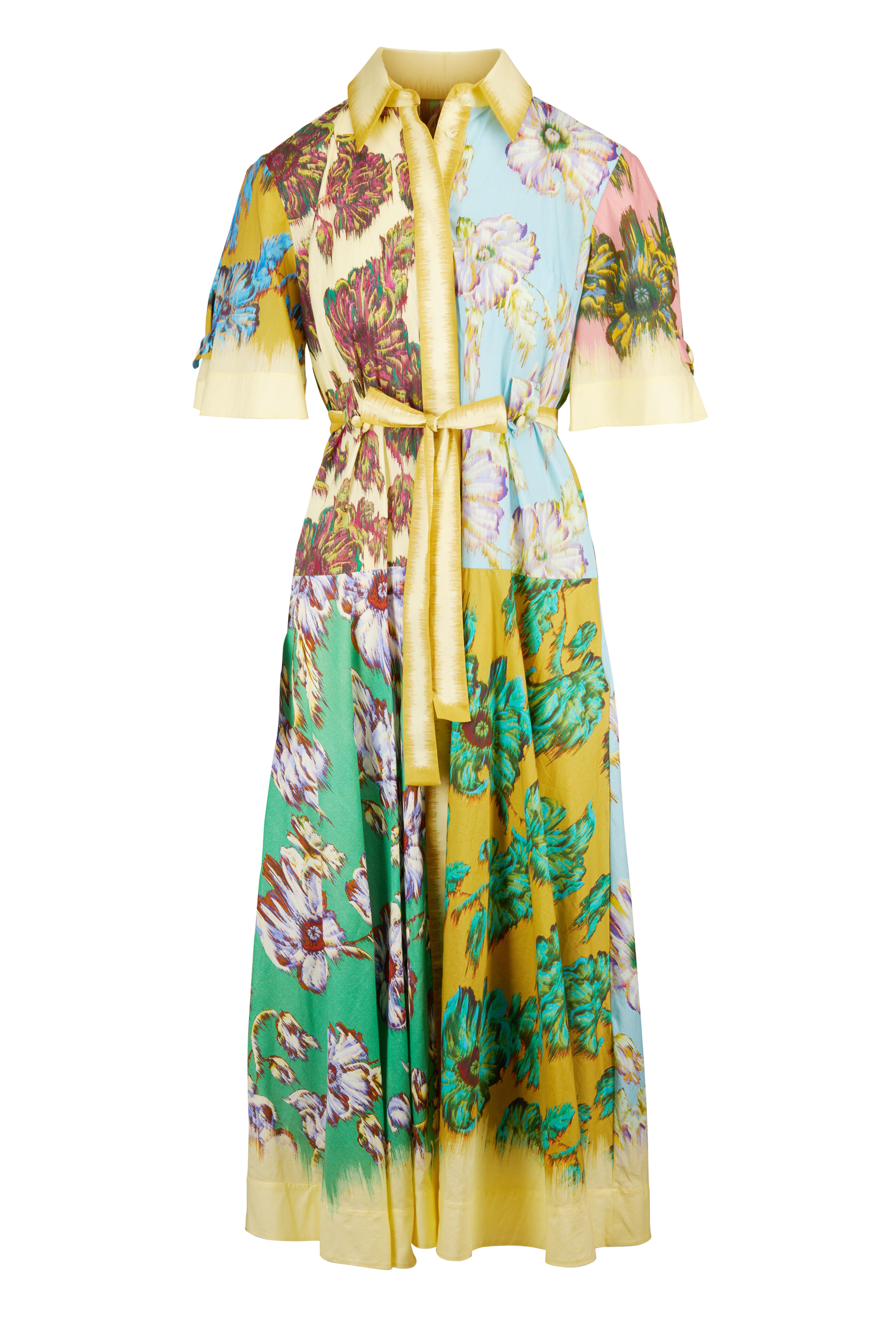 Alémais - Jerry Multicolor Floral Print Shirtdress - view 1