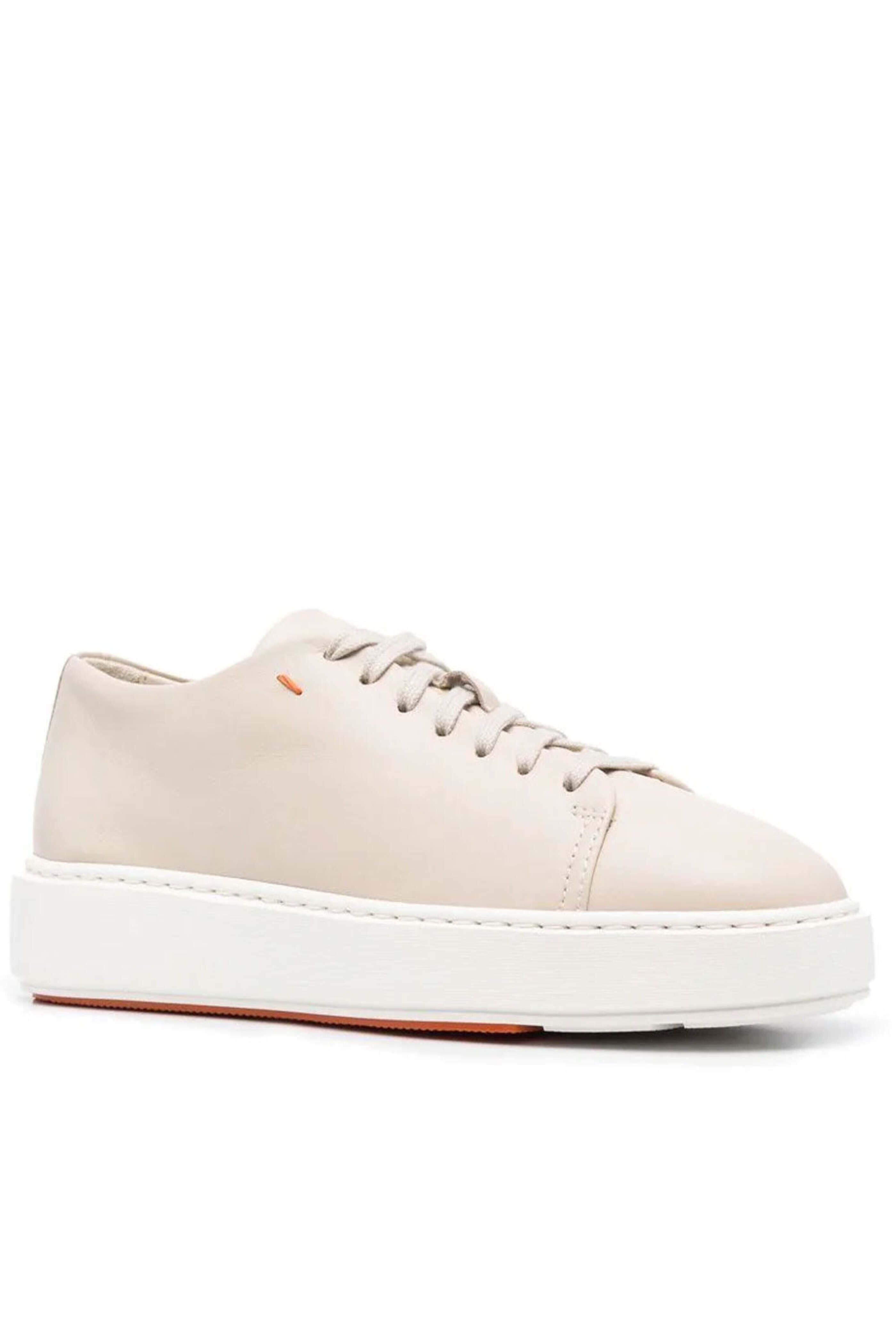 スニーカー SANTONI FUZZ SNEAKERS Santoni - Fuzz Sneaker in Beige | Mitchell Stores