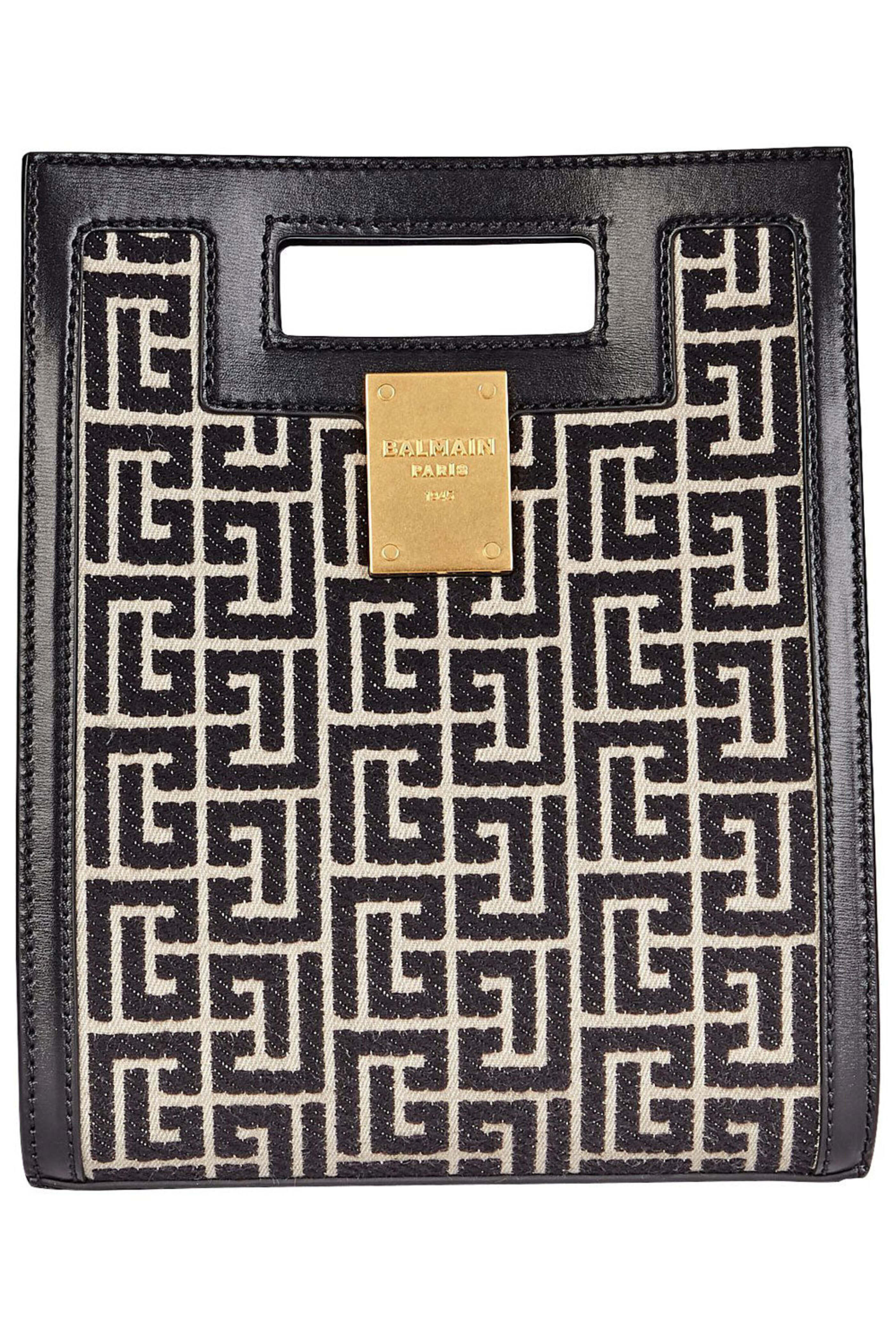 Balmain - 1945 Small Monogram Jacquard Tote