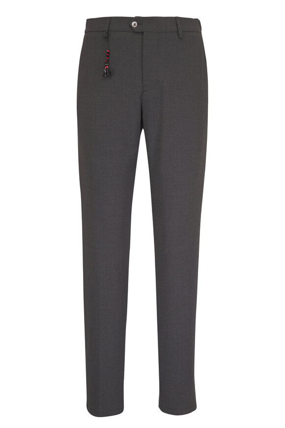 Marco Pescarolo Gray Wool Dress Pant - view 1