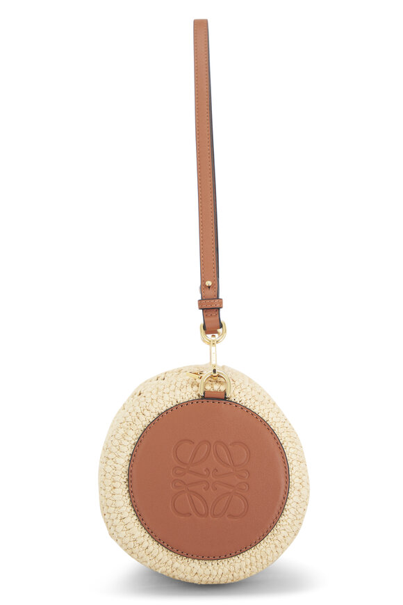 Loewe - Bracelet Natural & Tan Raffia Pouch