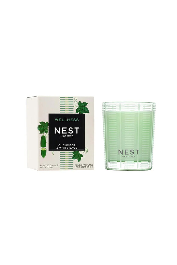 Nest Fragrances Cucumber & White Sage Votive Candle - view 1