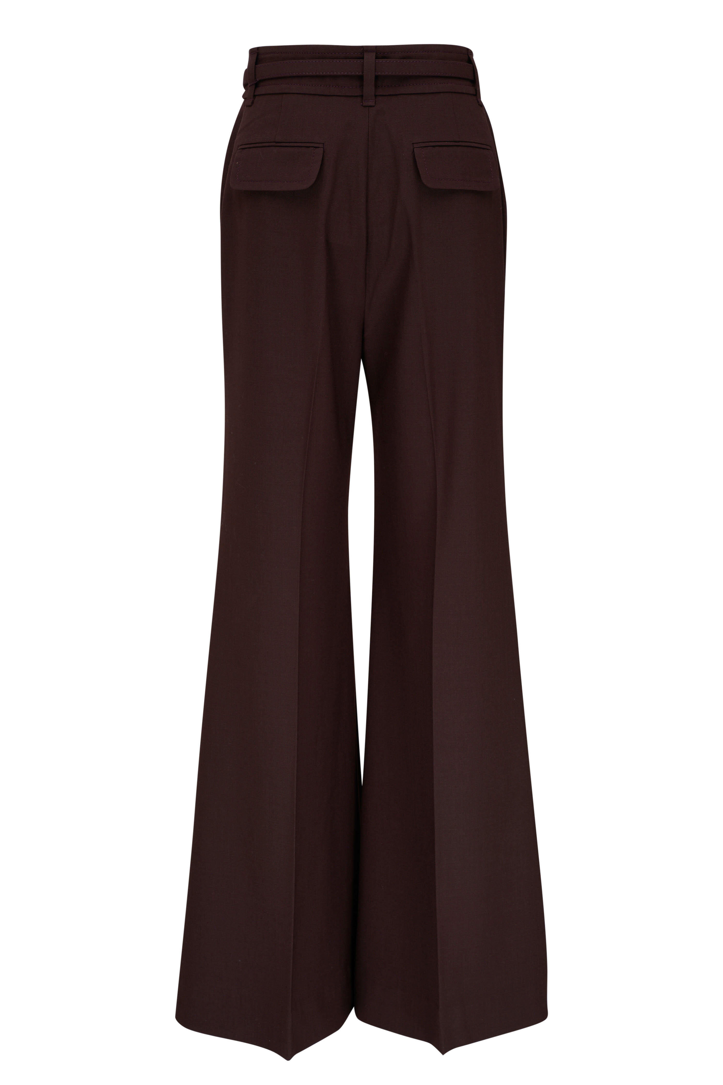 【関税&送料込】Zimmermann Trousers Brown Zimmermann - Luminosity Chocolate Tailored Pant | Mitchell
