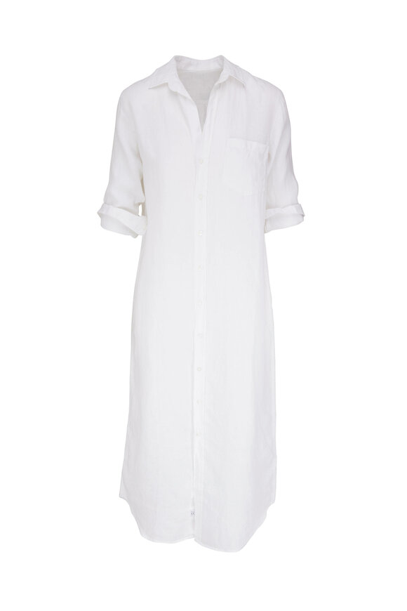 Frank & Eileen - Rory White Linen Button Down Dress