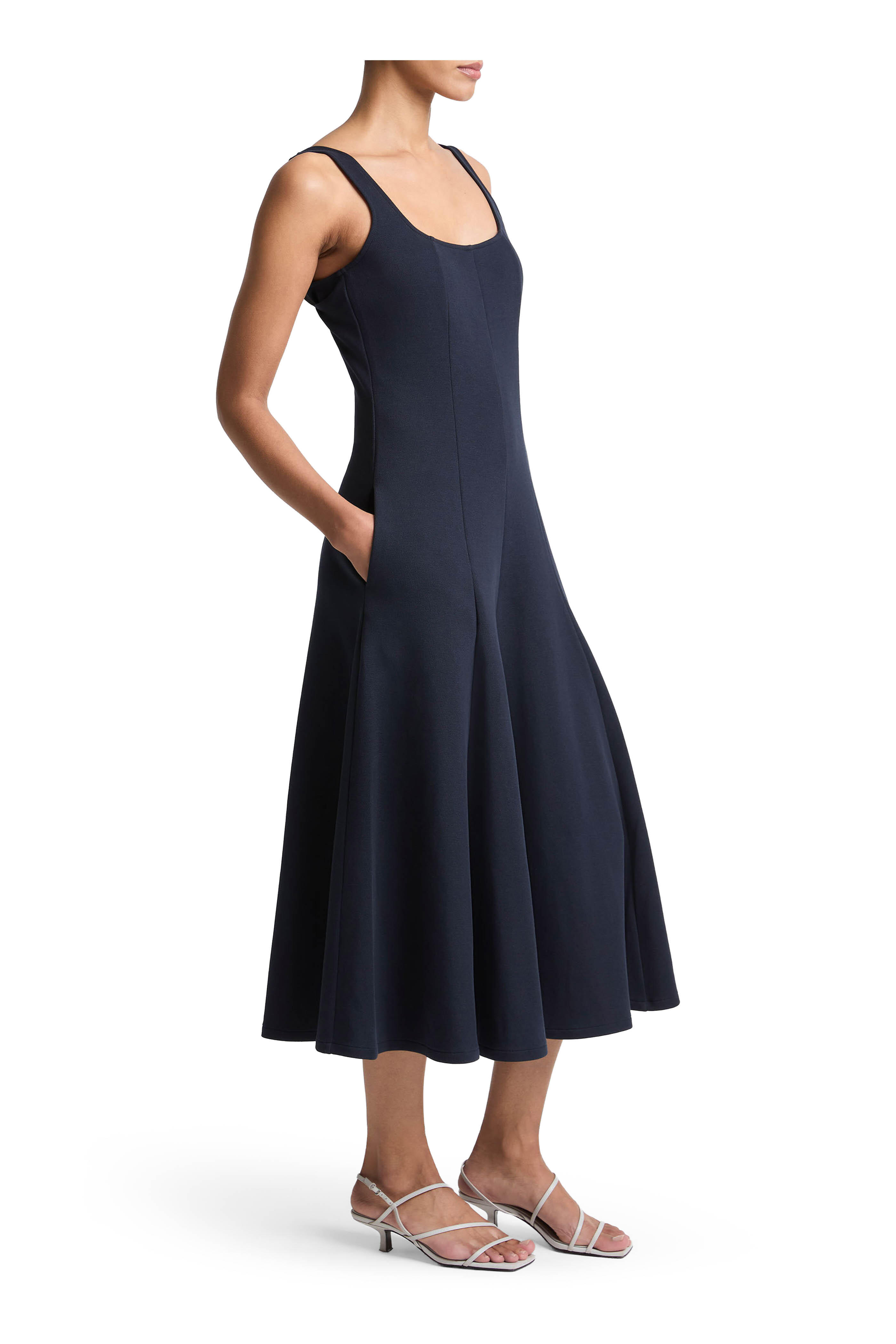 Vince - Eclipse Seamed Midi Dress - view 4