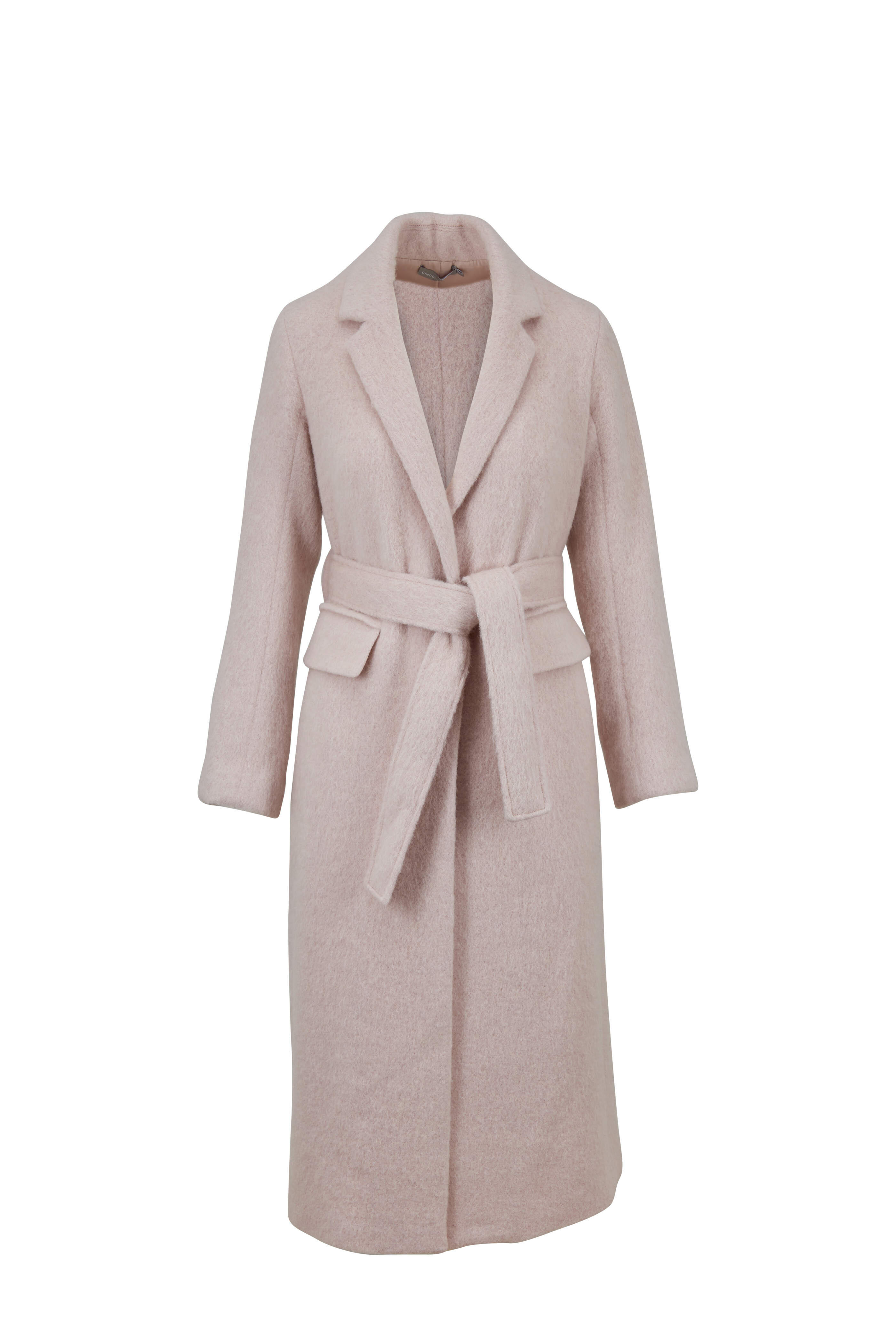 Vince pink wool sales coat