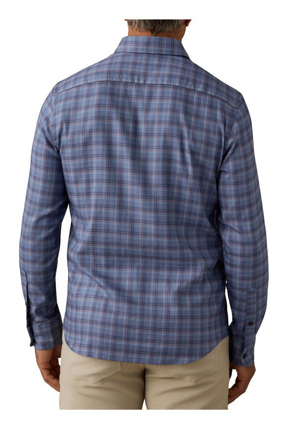 Faherty Brand Movement Riverstone Pass Plaid Sport Shirt - view 4