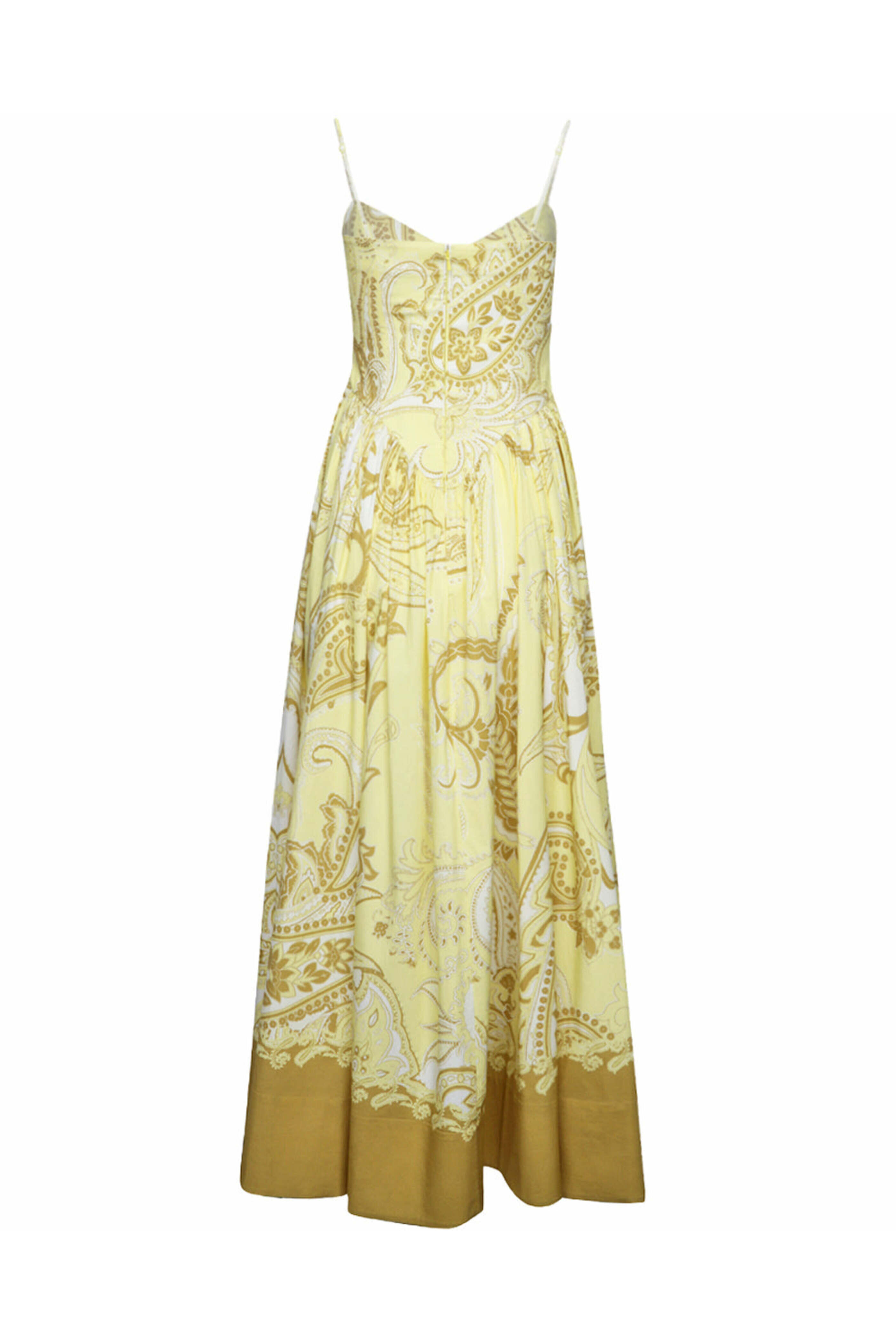 Hemant & Nandita - Light Yellow Fiza Maxi Dress