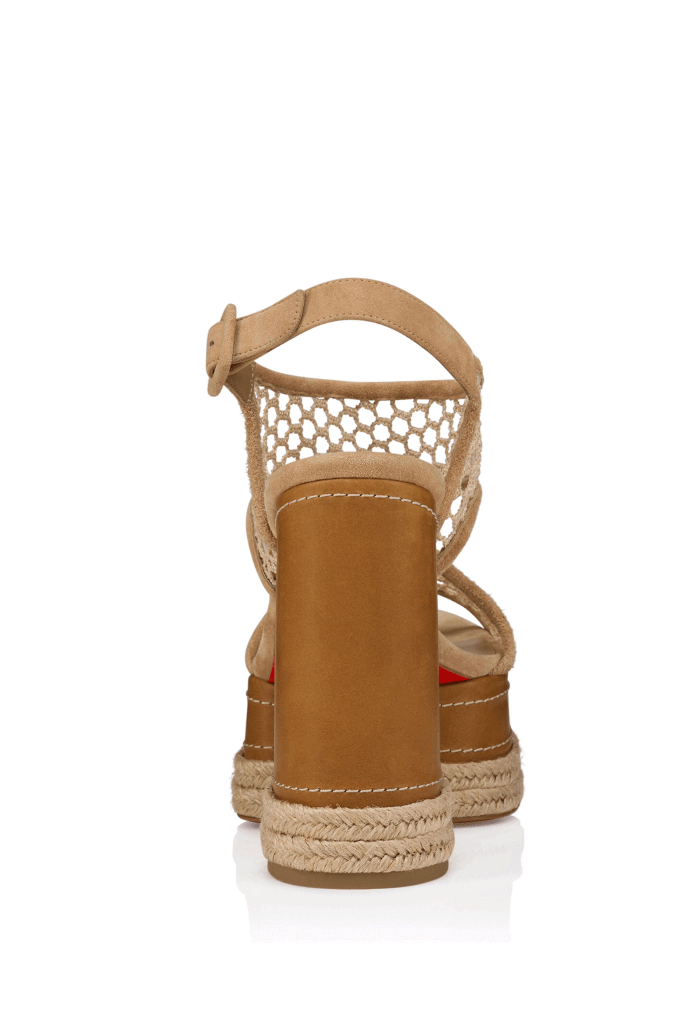 Christian Louboutin - Almeja Platform Espadrille Sandal in Terra