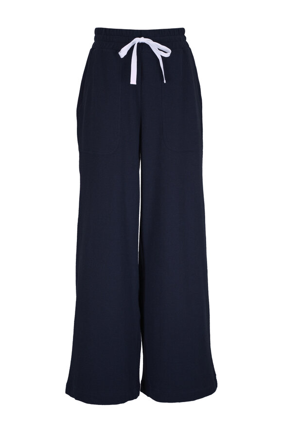 パンツ GOLDEN GOOSE 'Brittany' pants Blue Golden Goose - Brittany Blue Velvet Pull On Pant