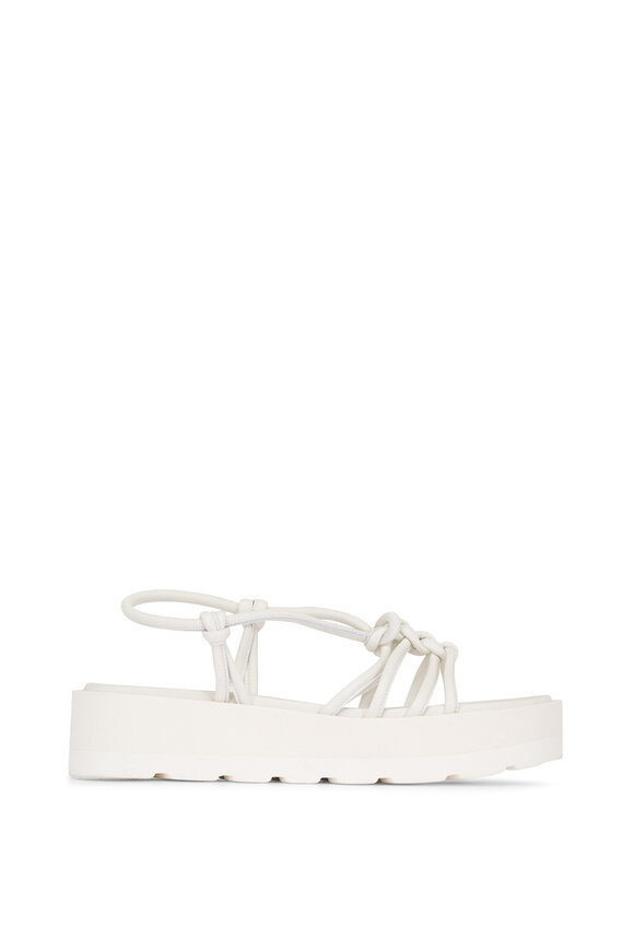 Gianvito Rossi White Strappy Platform Sandal - view 3