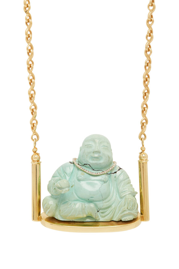 Kimberly McDonald - 18K Jade Boudha Pendant